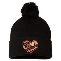Mlk Jr I Have Decided To Stick With Love Hate Is Too Great A Burden To Bear Pom Pom 12in Knit Beanie