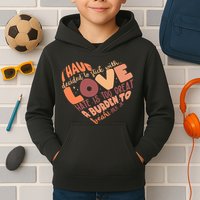 Mlk Jr I Have Decided To Stick With Love Hate Is Too Great A Burden To Bear Kids Hoodie