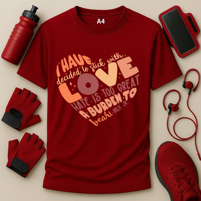 Mlk Jr I Have Decided To Stick With Love Hate Is Too Great A Burden To Bear Performance Shirt