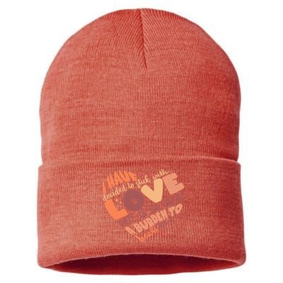 Mlk Jr I Have Decided To Stick With Love Hate Is Too Great A Burden To Bear Sustainable Knit Beanie