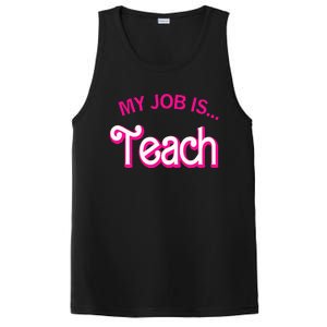 My Job Is Teach Funny Teacher Life PosiCharge Competitor Tank