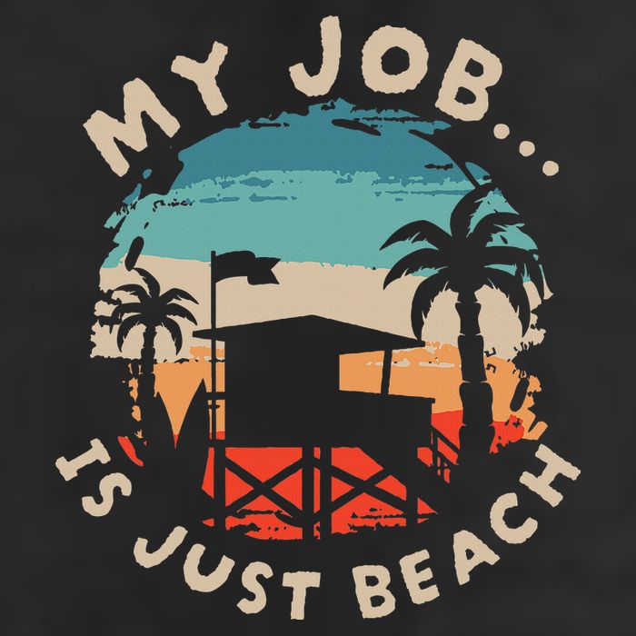 My Job Is The Beach Cool Comfort Performance Bucket Hat