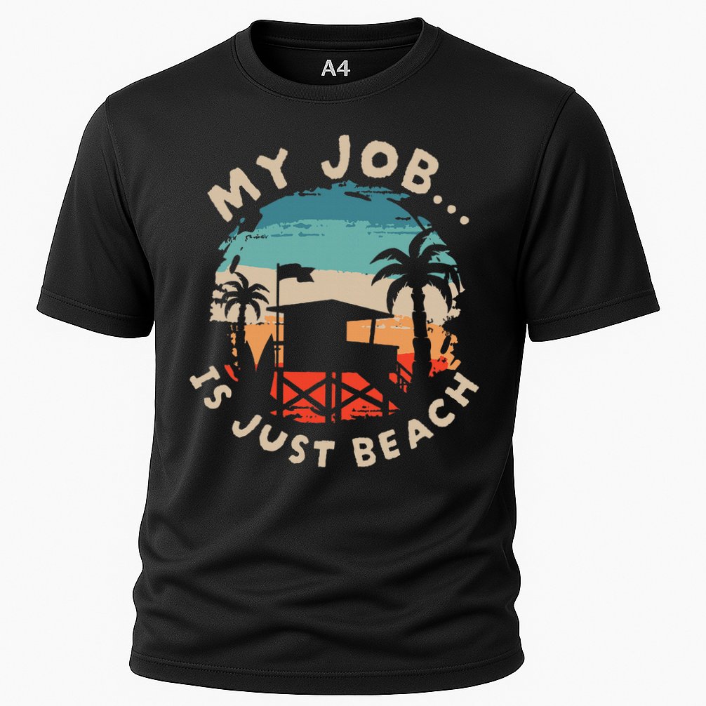 My Job Is The Beach Performance Shirt
