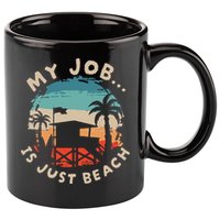 My Job Is The Beach 11oz C Handle Ceramic Mug