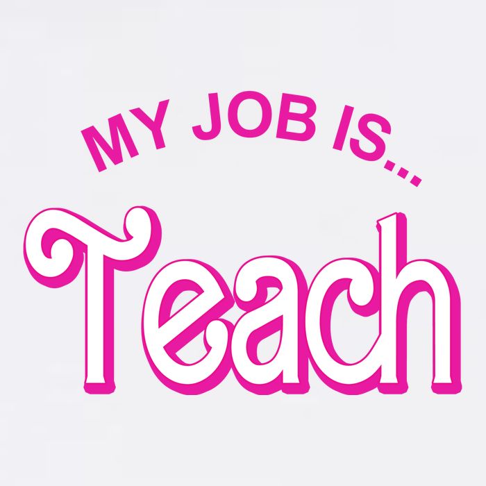 My Job Is Teach Gift For Teacher Long Sleeve Shirt