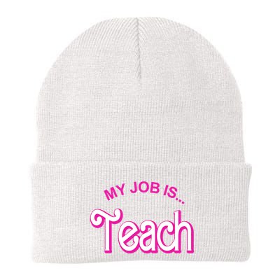 My Job Is Teach Gift For Teacher Beanie