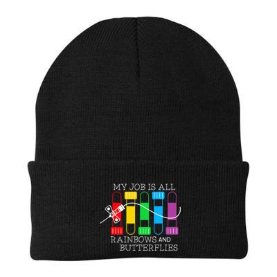 My Job Is All Rainbows & Butterflies Lab Tech Phlebotomist Beanie