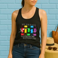 My Job Is All Rainbows & Butterflies Lab Tech Phlebotomist Womens Tank Top
