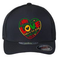 Mlk Jr I Have Decided To Stick With Love Hate Is Too Great Burden To Bear Flexfit Unipanel Trucker Cap
