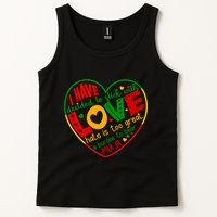 Mlk Jr I Have Decided To Stick With Love Hate Is Too Great Burden To Bear Tank Top
