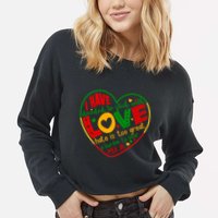 Mlk Jr I Have Decided To Stick With Love Hate Is Too Great Burden To Bear Cropped Pullover Crew