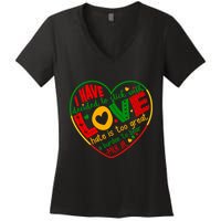 Mlk Jr I Have Decided To Stick With Love Hate Is Too Great Burden To Bear Women's V-Neck T-Shirt