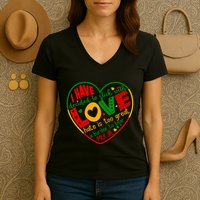 Mlk Jr I Have Decided To Stick With Love Hate Is Too Great Burden To Bear Women's V-Neck T-Shirt