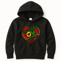 Mlk Jr I Have Decided To Stick With Love Hate Is Too Great Burden To Bear Kids Hoodie