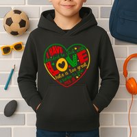 Mlk Jr I Have Decided To Stick With Love Hate Is Too Great Burden To Bear Kids Hoodie