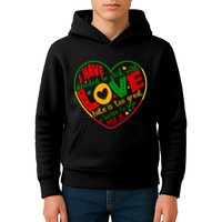 Mlk Jr I Have Decided To Stick With Love Hate Is Too Great Burden To Bear Kids Hoodie