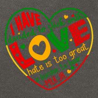 Mlk Jr I Have Decided To Stick With Love Hate Is Too Great Burden To Bear Cotton Canvas Backpack
