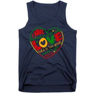 Mlk Jr I Have Decided To Stick With Love Hate Is Too Great Burden To Bear Tank Top