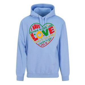 Mlk Jr I Have Decided To Stick With Love Hate Is Too Great Burden To Bear Unisex Surf Hoodie