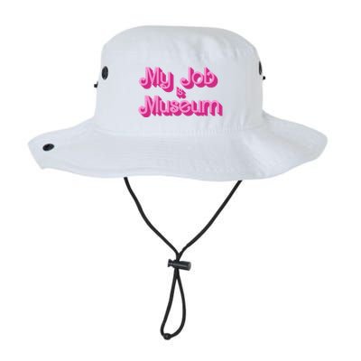 My Job Is Museum Hot Pink Guift For Caretaker Bucket Hat
