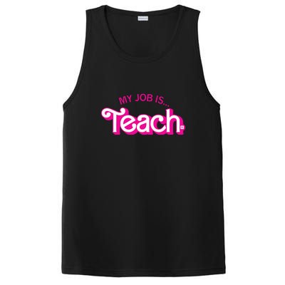 My Job Is Teach Teaching School For Teacher Gift PosiCharge Competitor Tank