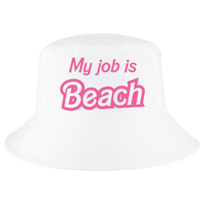 My Job Is Beach Cool Comfort Performance Bucket Hat