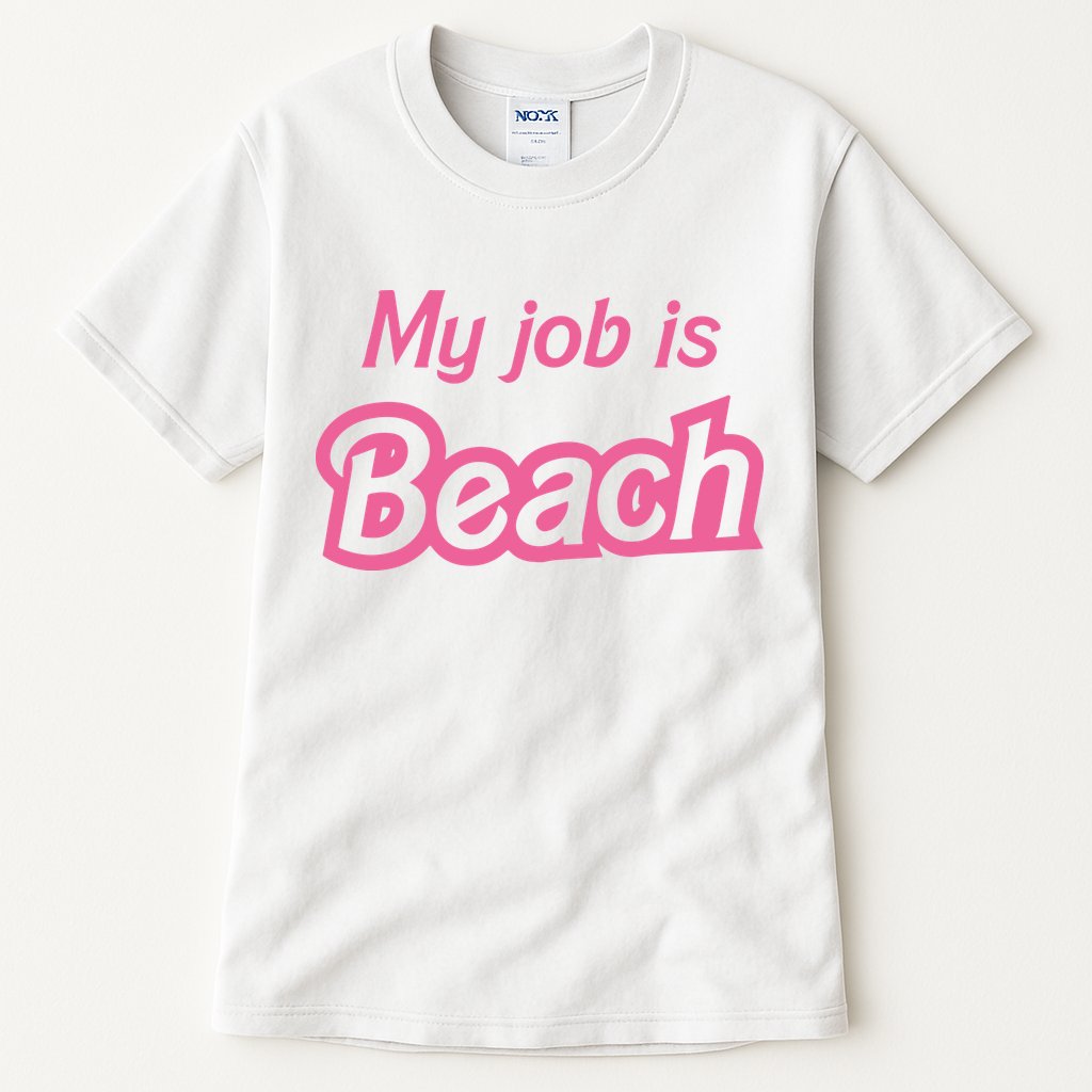 My Job Is Beach Tall T-Shirt