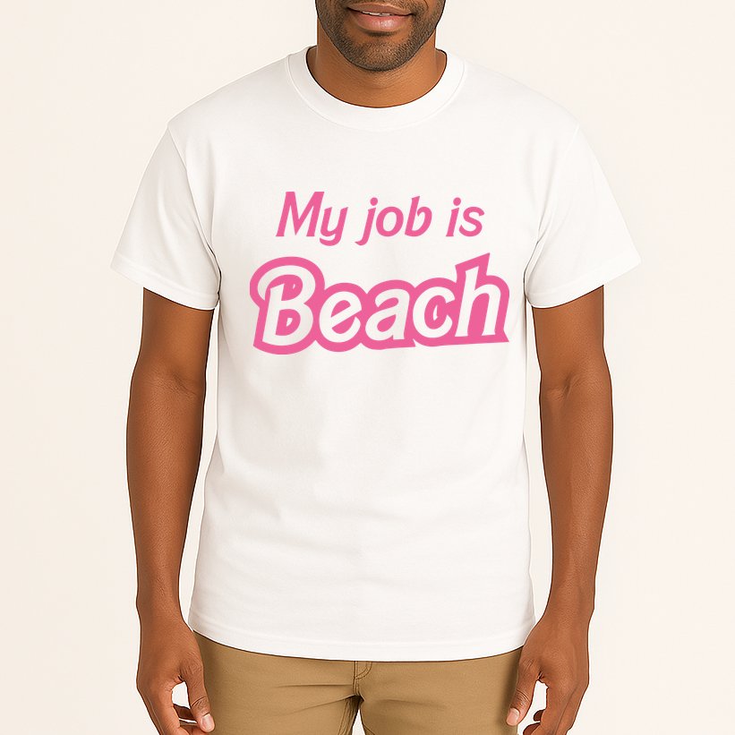 My Job Is Beach Tall T-Shirt