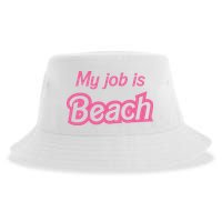 My Job Is Beach Sustainable Bucket Hat