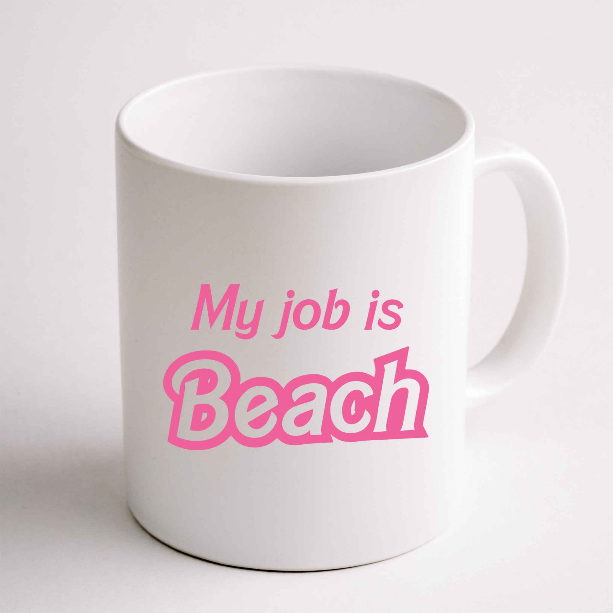 My Job Is Beach Mug