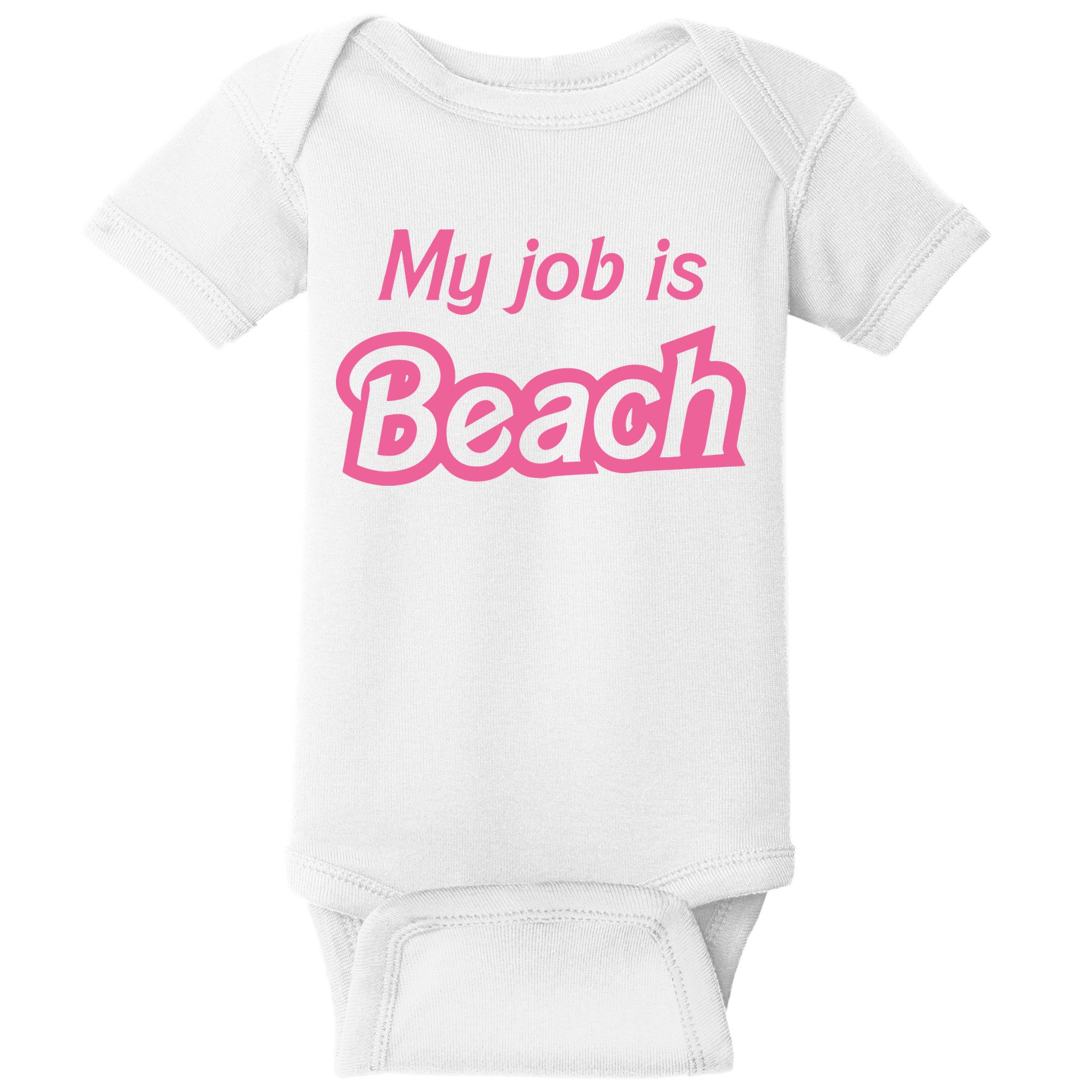 My Job Is Beach Baby Bodysuit