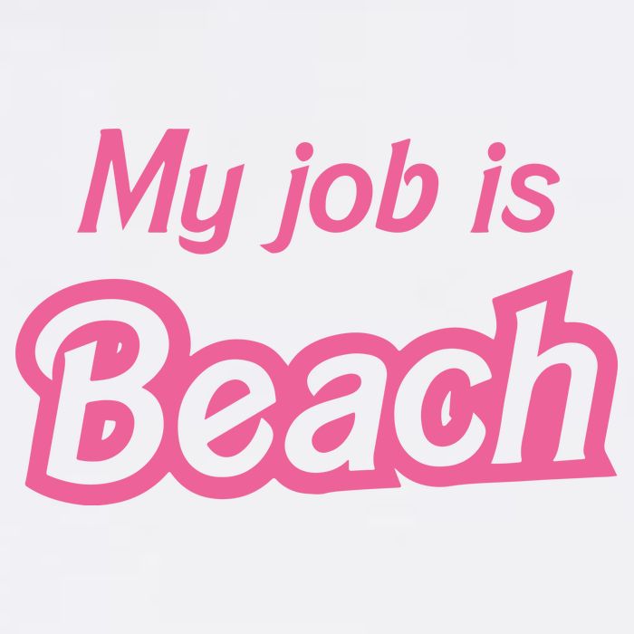 My Job Is Beach Golf Towel
