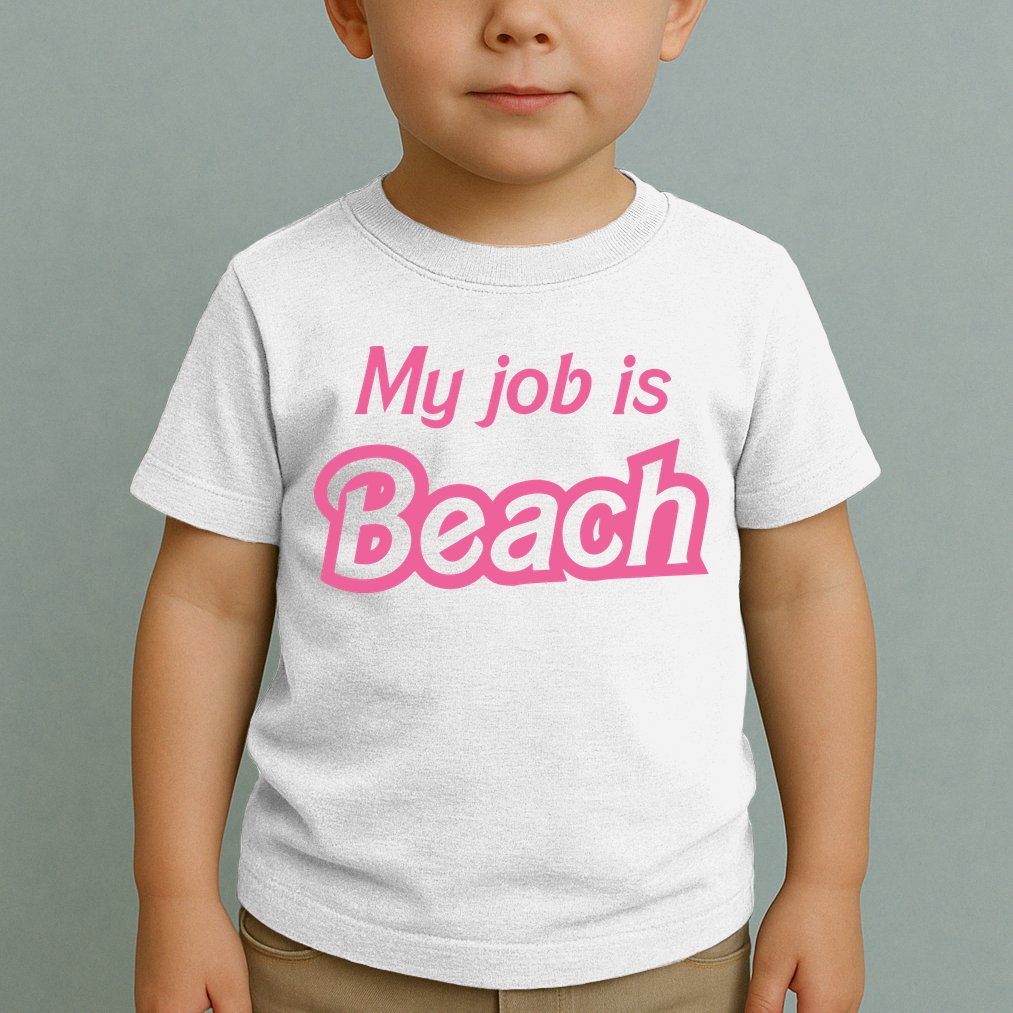 My Job Is Beach Toddler T-Shirt