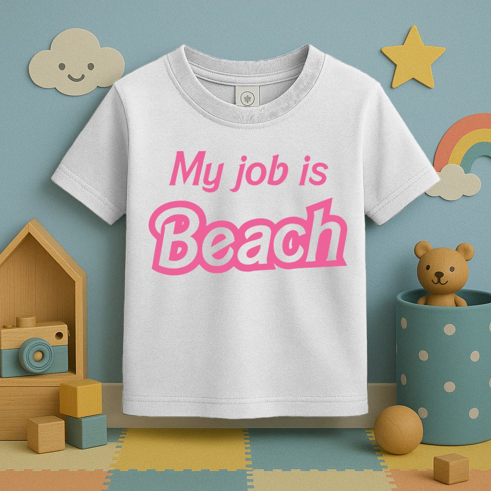My Job Is Beach Toddler T-Shirt