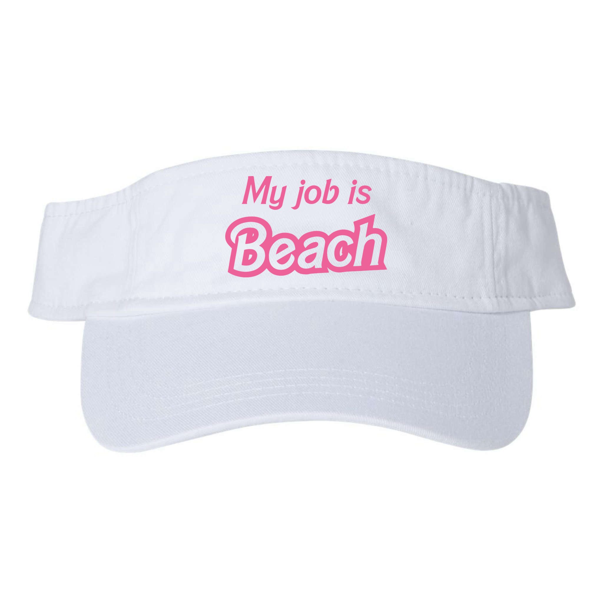 My Job Is Beach Visor