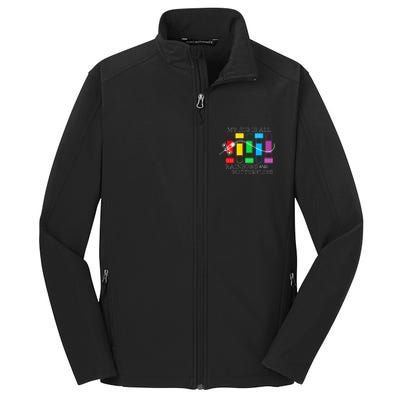 My Job Is All Rainbows & Butterflies Lab Tech Phlebotomist Core Soft Shell Jacket