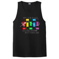 My Job Is All Rainbows & Butterflies Lab Tech Phlebotomist PosiCharge Competitor Tank