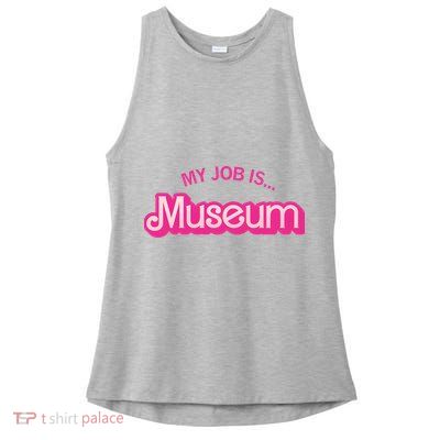 My Job Is Museum Ladies PosiCharge Tri-Blend Wicking Tank