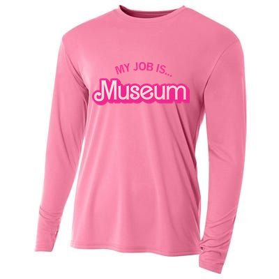 My Job Is Museum Cooling Performance Long Sleeve Crew