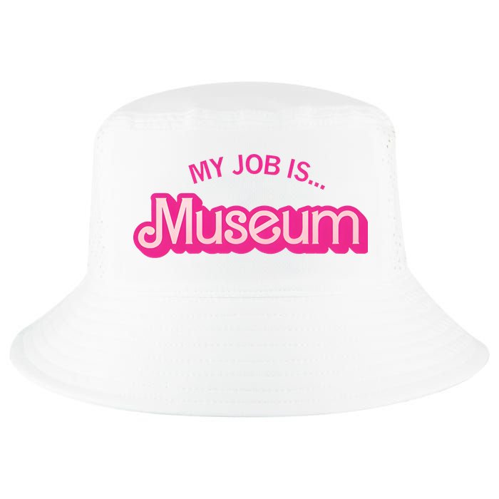 My Job Is Museum Cool Comfort Performance Bucket Hat