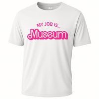 My Job Is Museum Cooling Performance Crew T-Shirt