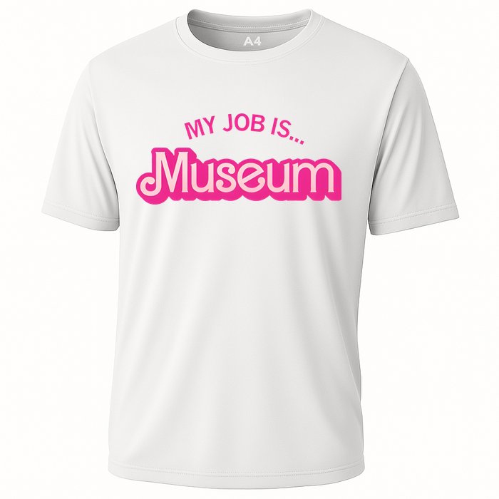 My Job Is Museum Cooling Performance Crew T-Shirt
