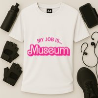 My Job Is Museum Cooling Performance Crew T-Shirt