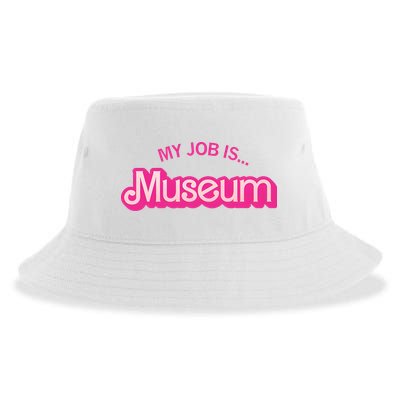 My Job Is Museum Sustainable Bucket Hat