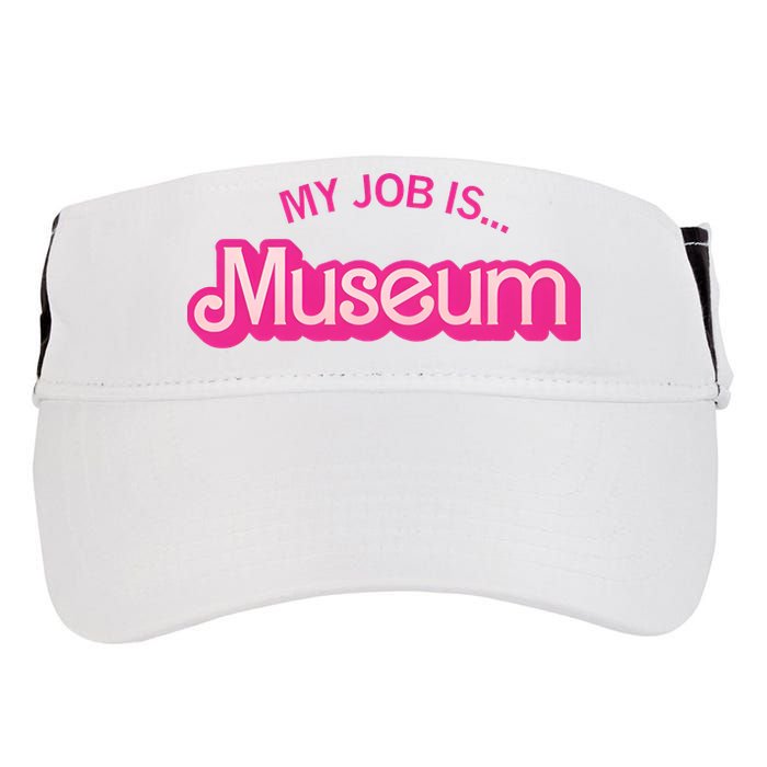 My Job Is Museum Adult Drive Performance Visor