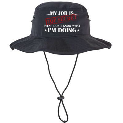 My Job Is Top Secret Legacy Cool Fit Booney Bucket Hat