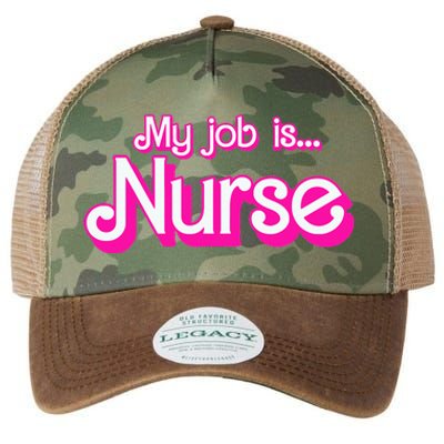 My Job Is Nurse Legacy Tie Dye Trucker Hat