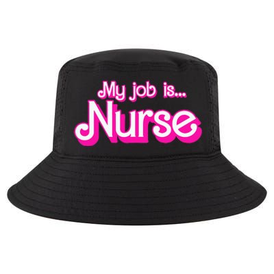 My Job Is Nurse Cool Comfort Performance Bucket Hat