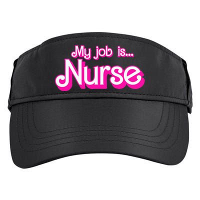 My Job Is Nurse Adult Drive Performance Visor