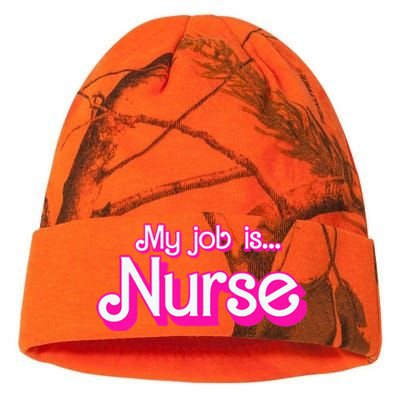 My Job Is Nurse Kati Licensed 12" Camo Beanie